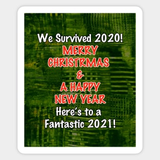 Merry Xmas - We Survived 2020 Sticker